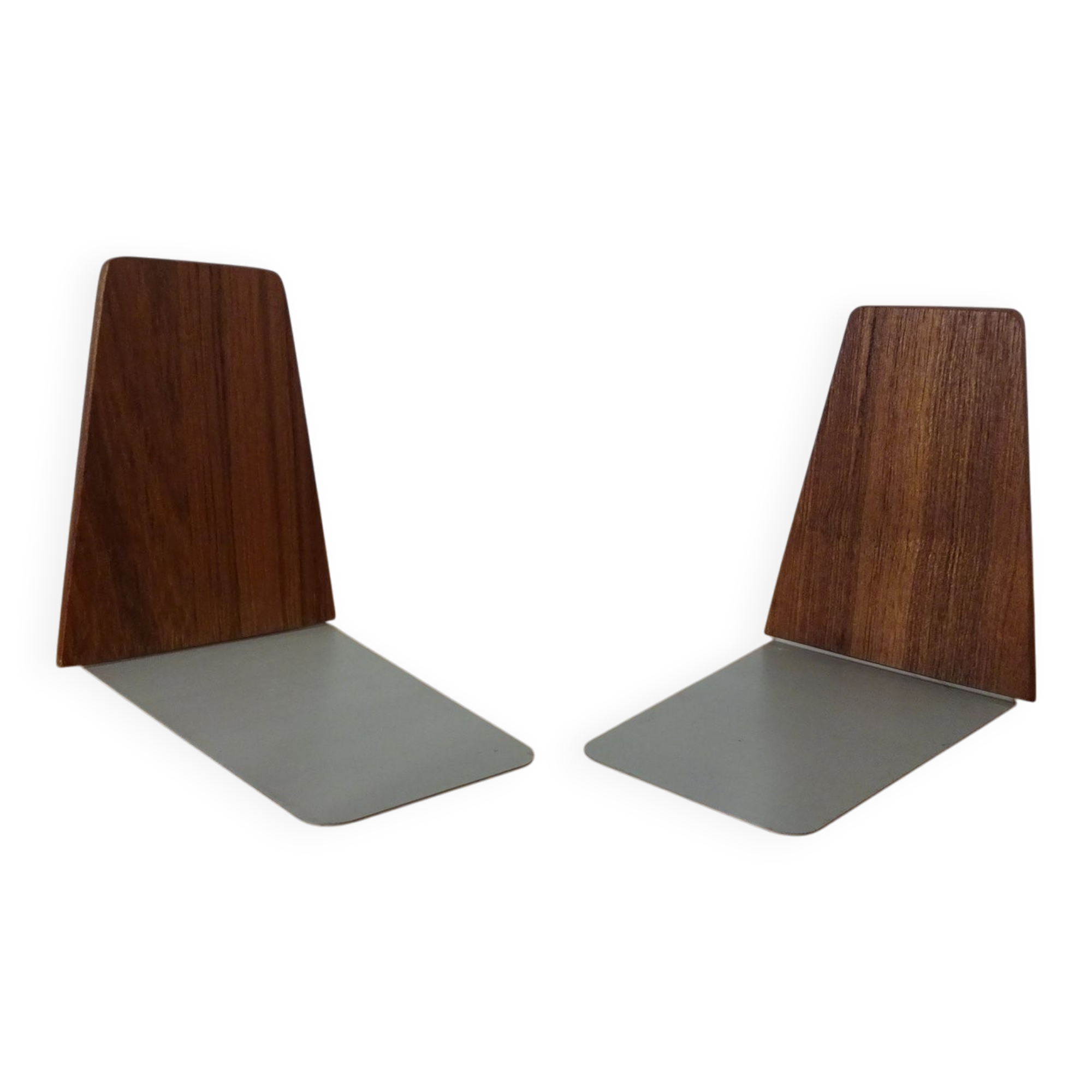 Danish Teak Bookends from Feldballes Møbelfabrik, 1960s, Set of 2