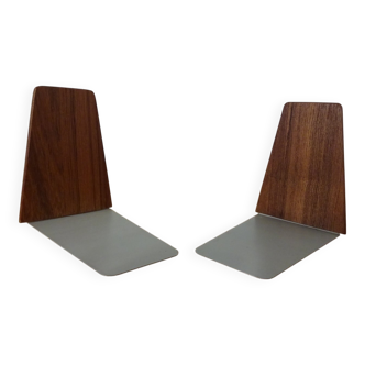 Danish Teak Bookends from Feldballes Møbelfabrik, 1960s, Set of 2