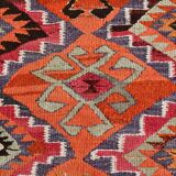 3x10 Vintage Persian Kilim Runner Rug, 97x299Cm