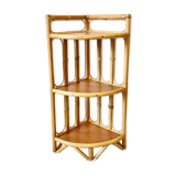 Vintage rattan shelf