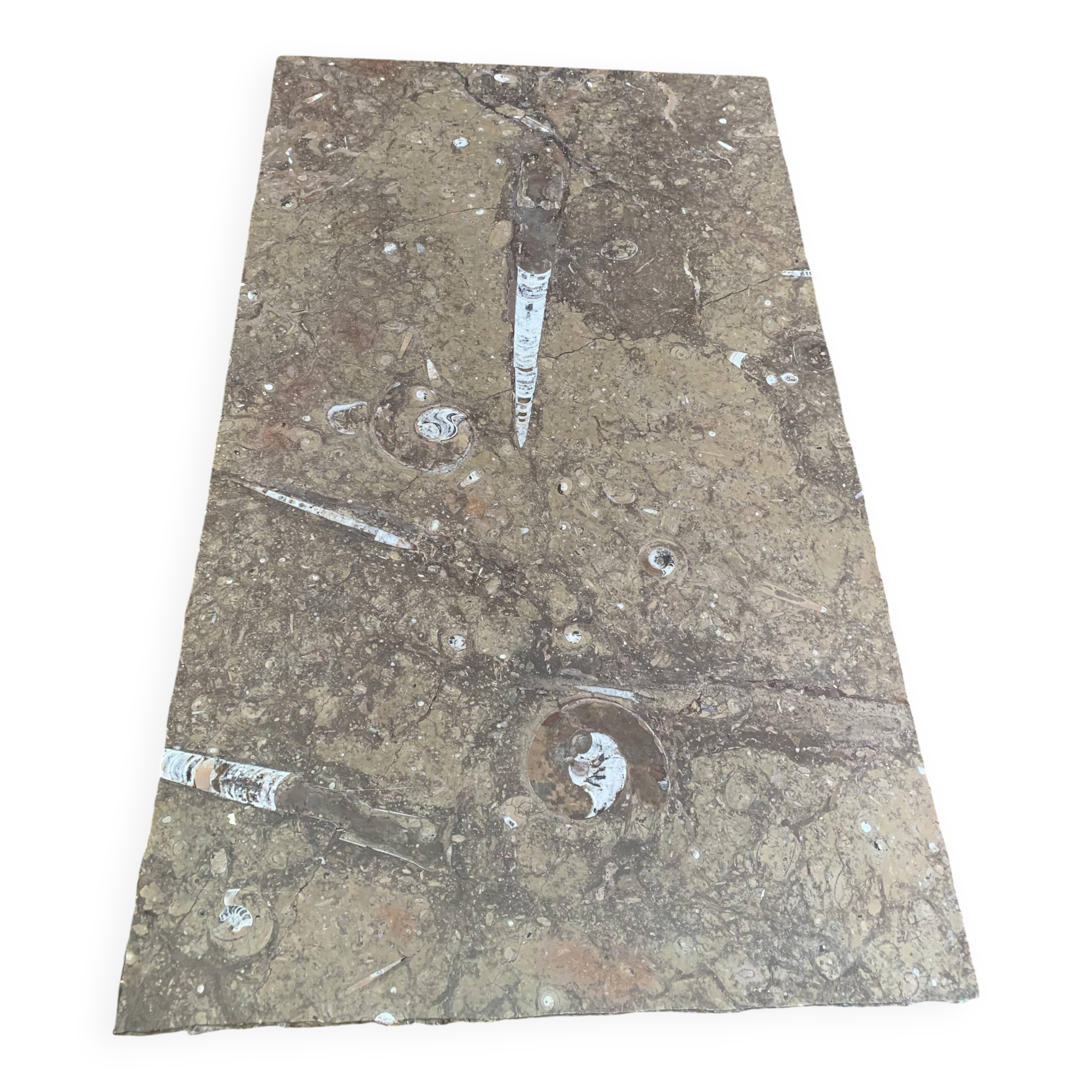 Table basse en pierre de lavé et fer forgé