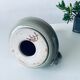 Candle holder in glazed ceramic