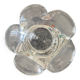 Daum crystal candle holder