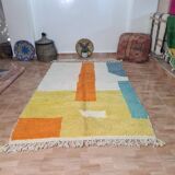 Tapis bérbere orange blue, jaune 200*250cm