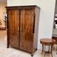Empire Armoire in Walnut Veneer & Brass, Vienna, 1815