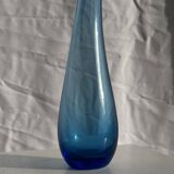 Blue soliflore vase H25 D7