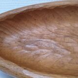 Long carved monoxyl wood cut stamped L. 54 cm