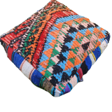 Moroccan carpet pouf