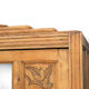 Parisian Art Deco wardrobe in raw oak, renovated.