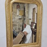 Antique Louis Philippe gilded mirror