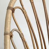 Rocking-chair en rotin