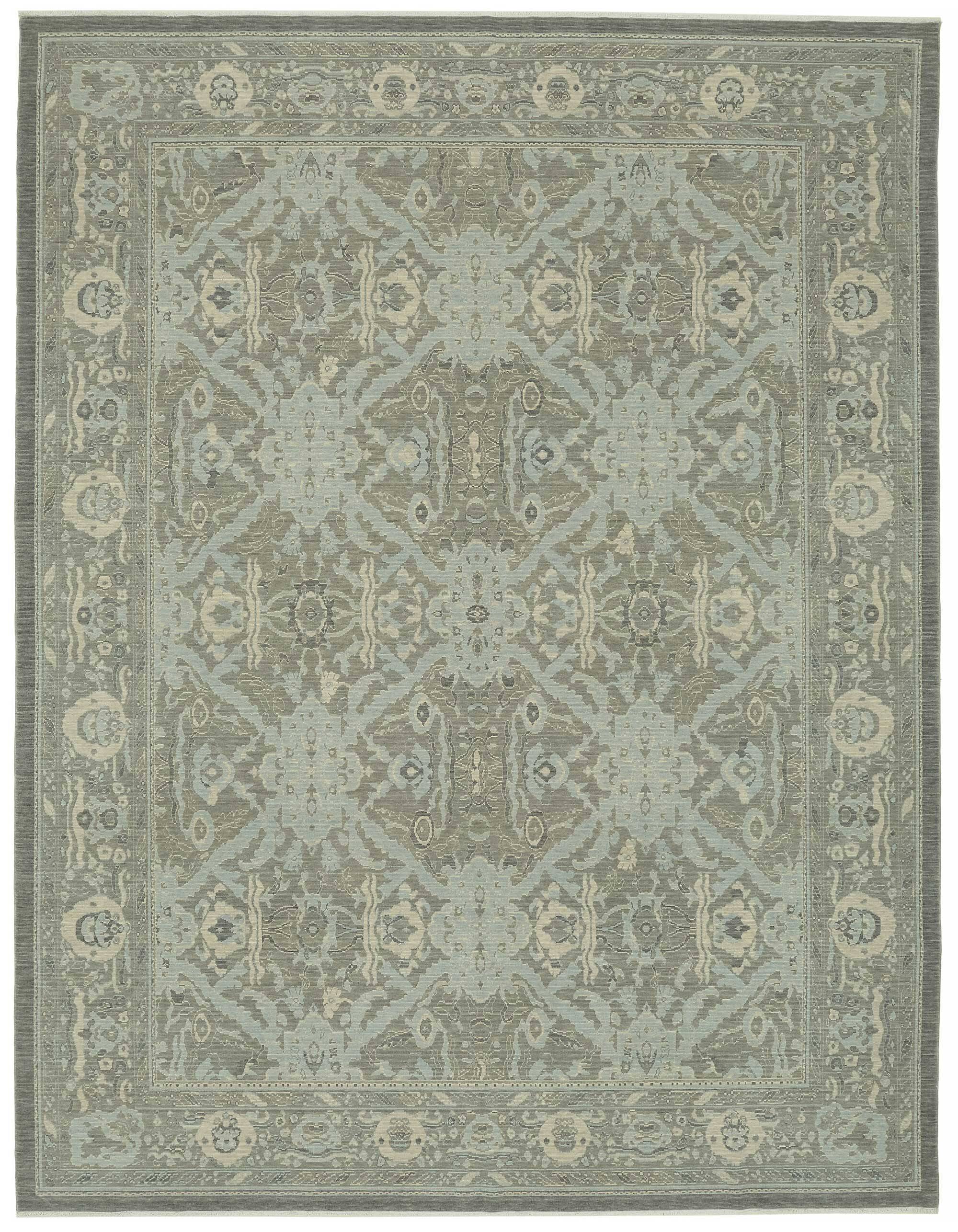 Turkish Handcrafted Loom Oushak Rug 272 cm x 355 cm