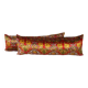 Set of 2 vintage velvet cushion covers 36x112 cm