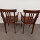 Paire de fauteuils bridge en bois