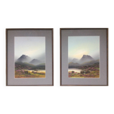 The Highlands. 2 gouaches by Wilfred GATON.