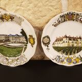2 superb Lunéville earthenware plates