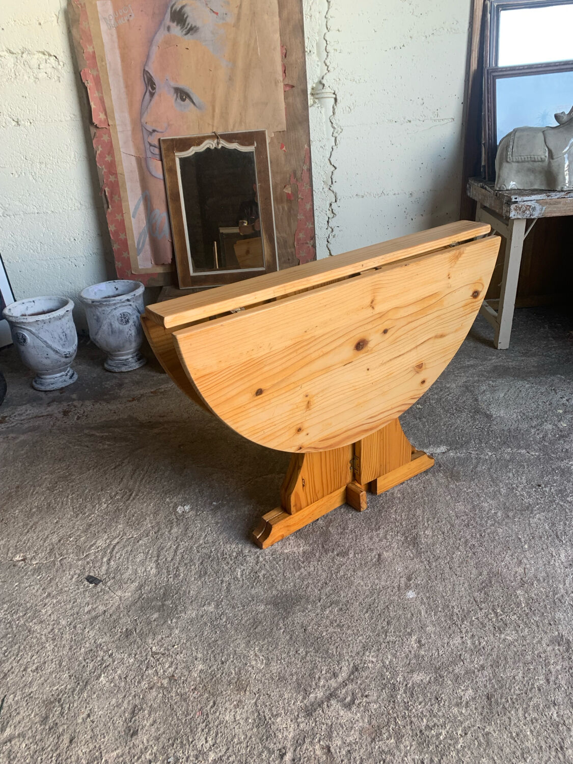 Folding pine table – Chic mountain spirit