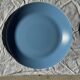 Set of 6 vintage blue dessert plates D18 (1)