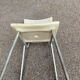 Children's chair, grey metal and beige plastic, 1970s