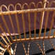 Cradle rattan on feet and swan neck