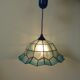 Suspension in blue mother-of-pearl and brass 70s