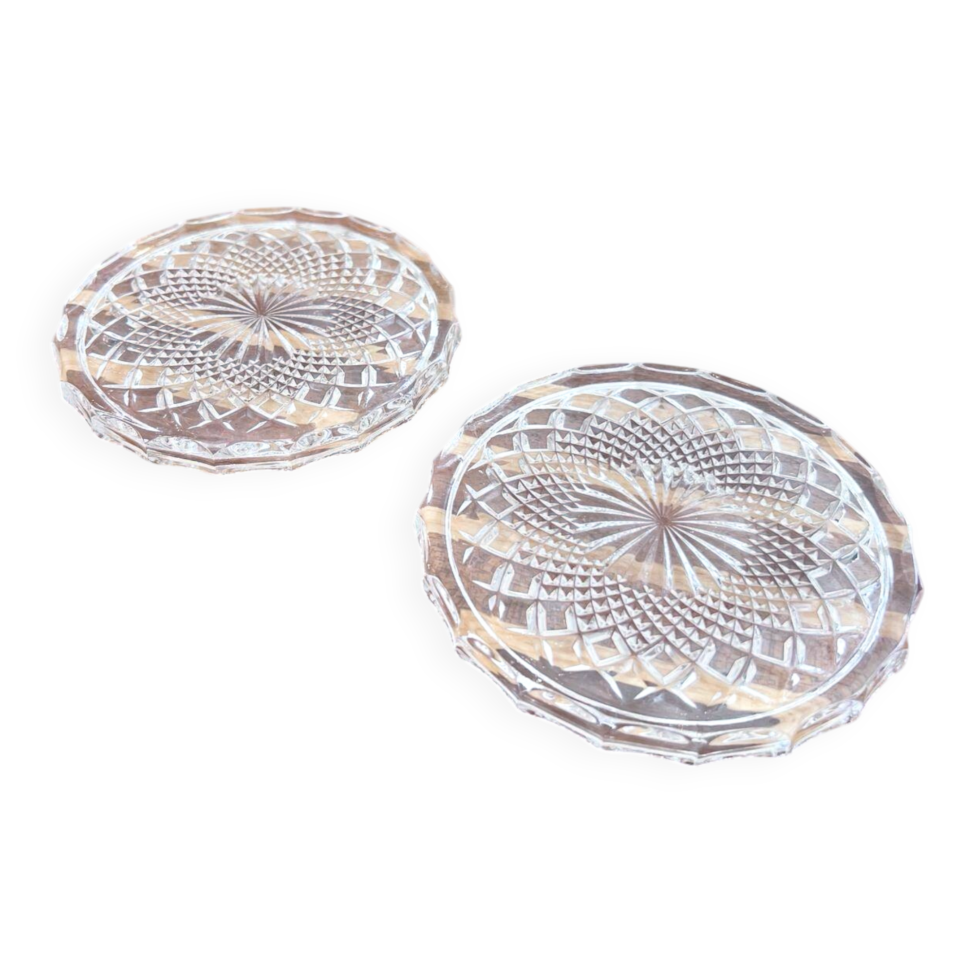 Crystal bottle coaster