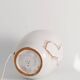 Art Deco White Seashell Motif Table lamp By Anna Lisa Thomson, Upsala Ekeby
