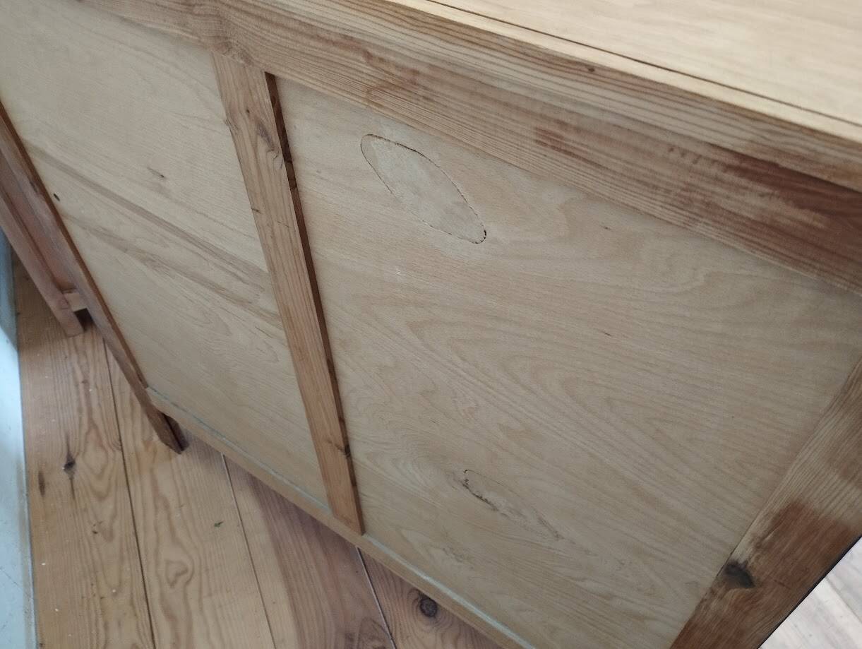 Anthracite gray sideboard