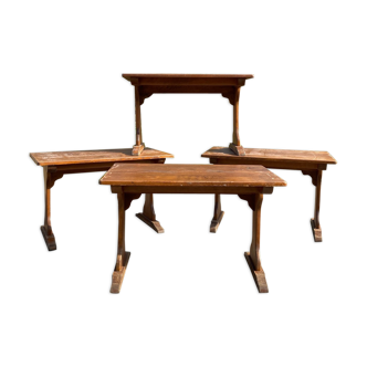 Suite of 5 bistro tables