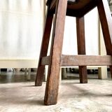Dark wood stool