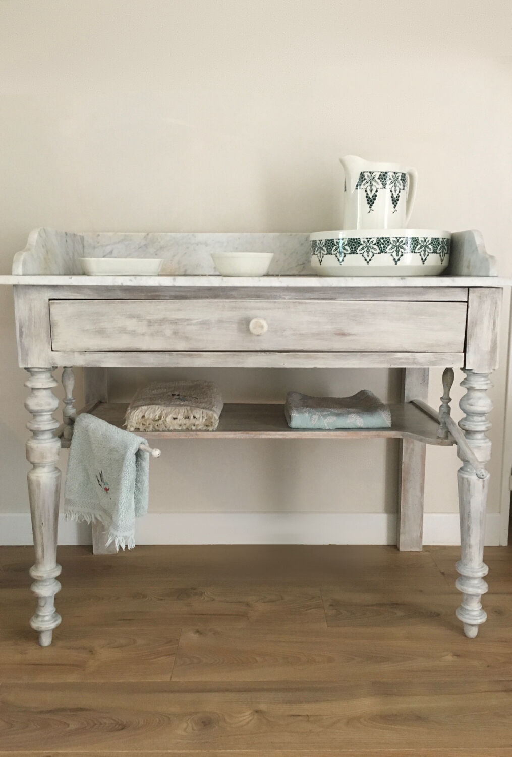 Antique toilet table