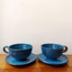 Pair of Aldo Londi breakfast cups, Italy 1960
