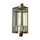 Vintage 50's golden metal corner lantern