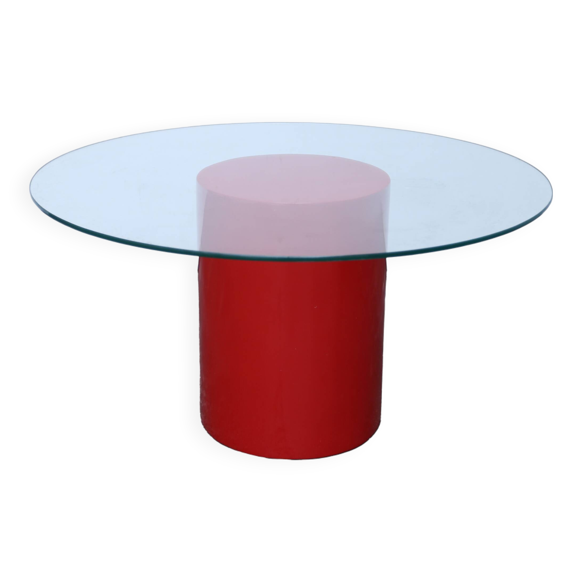 Red leg coffee table