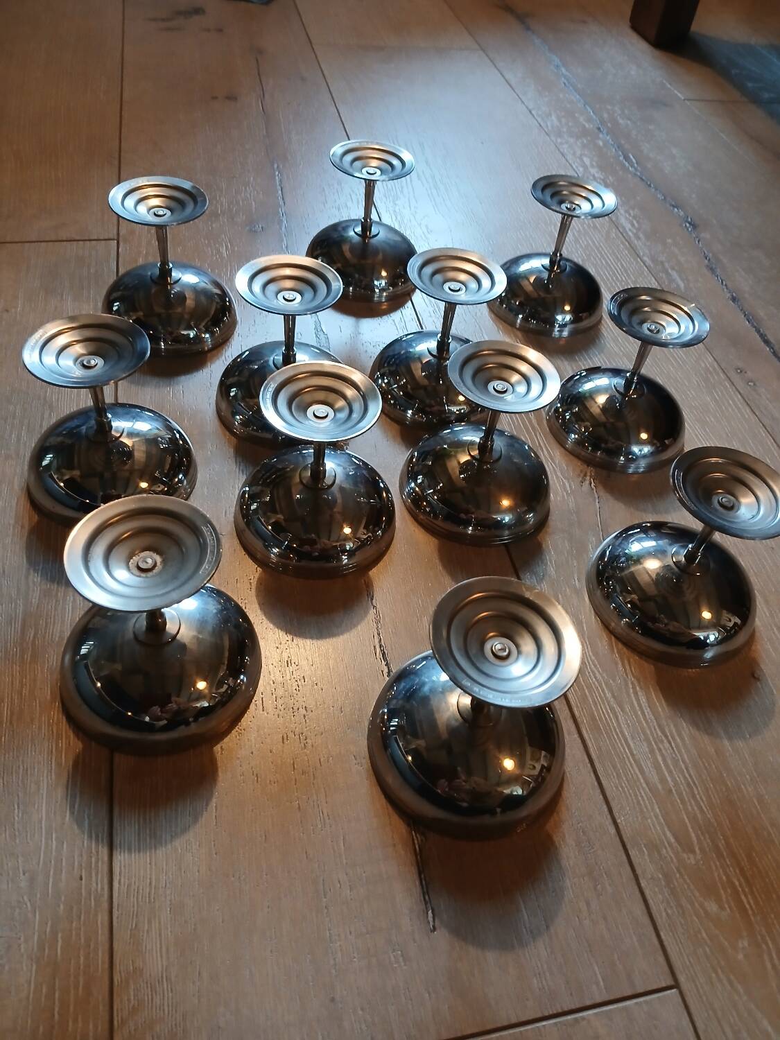 12 Letang and Remy stainless steel ice cream cups