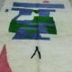Beni Ourain rug, handwoven, traditional artisan size 150-250 cm.