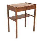 Scandinavian bedside table in mahogany, Sweden, 1950.