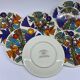 Set of 6 Villeroy & Boch Acapulco plates, 1970s