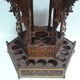Liquor cellar bandstand wooden cut early XX °