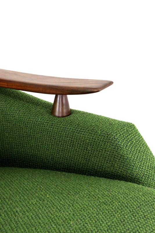 mid century teak Armchair 'Breda' | - fully restored + new upholstery