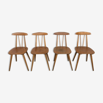 Series of 4 chairs