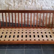 Vintage Scandinavian 3-seater canapé in solid wood