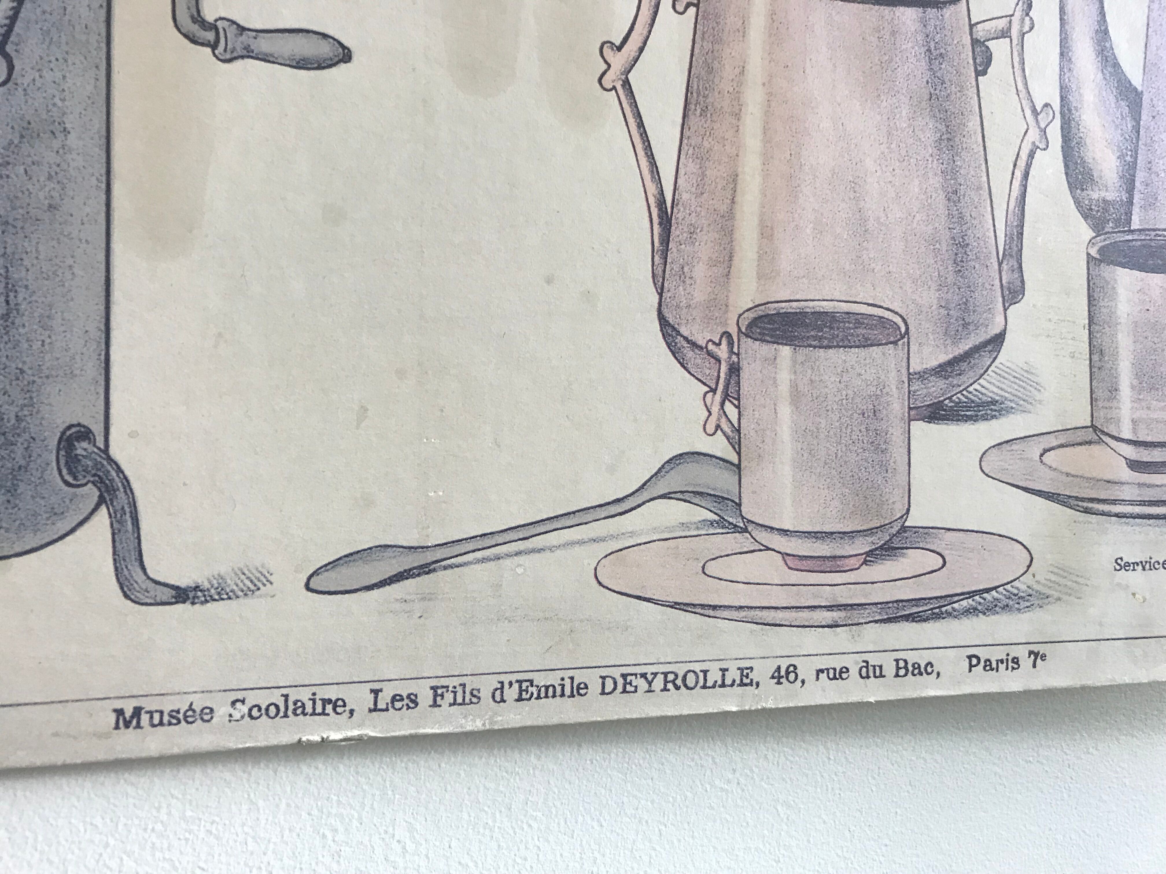 Cardboard poster "coffee"