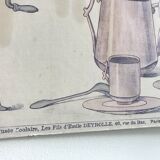 Cardboard poster "coffee"