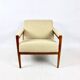 Fauteuil Vintage Boucle Loop Beige, 1970s