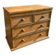 Commode ancienne en bois clair