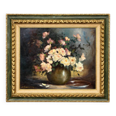 Gaston Noelanders, "Still Life with White Roses."