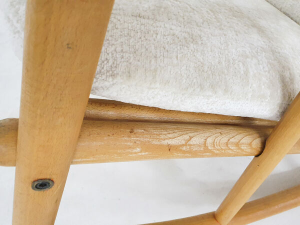 Rocking-chair scandinave, années 1960