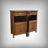 Oak dessert buffet in the style of Gustave Serrurier-Bovy, Art Deco – 1930