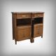 Buffet desserte en chêne dans le style Gustave Serrurier-Bovy, art déco – 1930